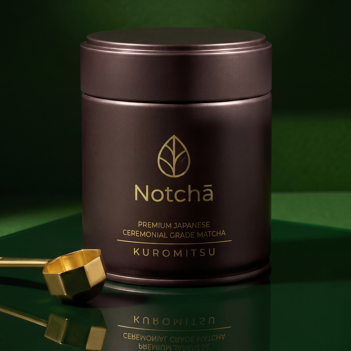 Kuromitsu Black Sugar — Notchā ceremonial matcha tin